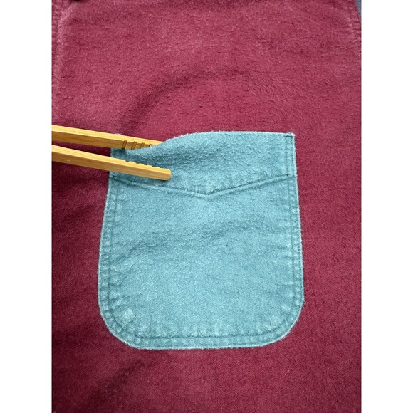 Vintage‎ Woolrich Shirt Mens XL Multicolor Colorblock Button Up Flannel 90s USA - Picture 3 of 16